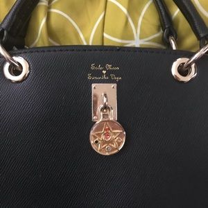 Sailor Moon x Samantha Vega black handbag